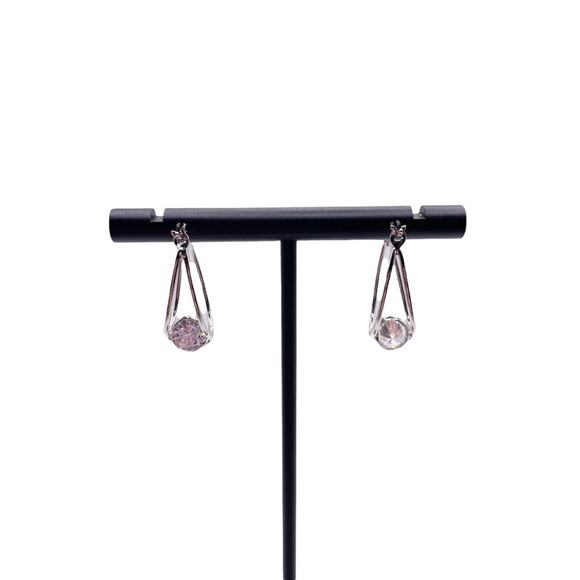 JTV Bella Luce Rhodium Sterling Silver Earrings - Picture 6 of 8
